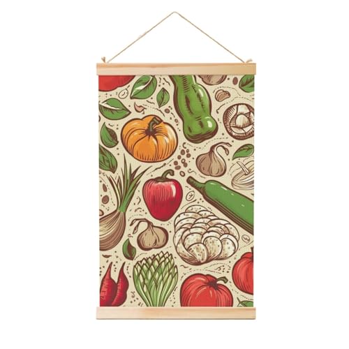 Peinture murale vintage pour raviver un mur blanc sans cadre lourd avec toile suspendue
