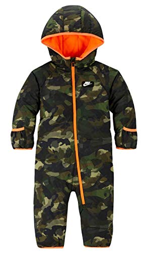 Nike Baby Girls' 1-Piece Snowsuit (Army Olive, 12 Months)