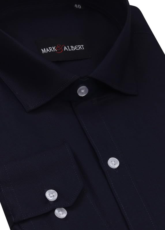 Image of MARK & ALBERT Men's Cotton Formal Shirt