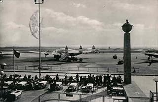 Main Airport Frankfurt, Germany Original Antique Postcard 1965