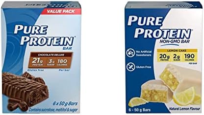 Pure Protein Bars - Nutritious, Gluten Free Whey Protein Bars (Ch...