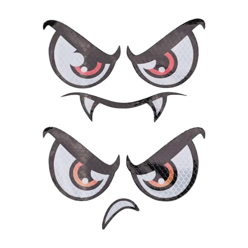 SundiooK 3PCS Reflective Eye Stickers for Robotic Lawn Mower