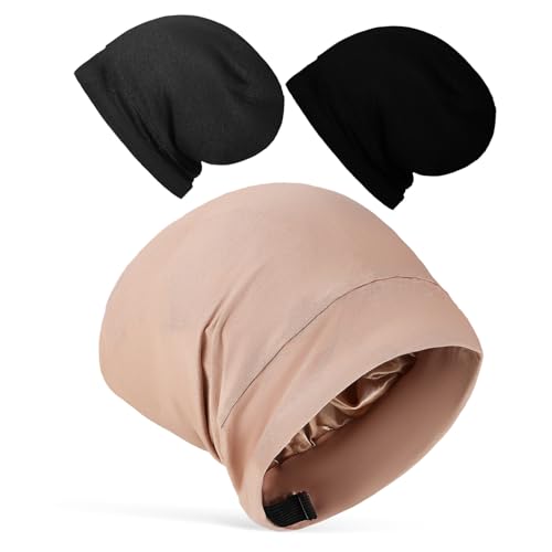 Bonnet de nuit en satin pour préserver vos boucles au réveil sans effort