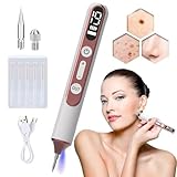 Juego de bolígrafos de plasma | Bolígrafo removedor de marcas cutáneas | Pluma de eliminación de lunares, 19 niveles de intensidad y luz LED | para rostro y cuerpo, verrugas, pecas, nevus, puntos de