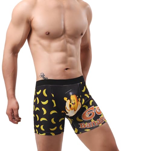 Evankin Men Funny Boxer Briefs, Sexy Novelty Printing Underwear, Comfort Soft Underpants Shorts, Gag Gift3