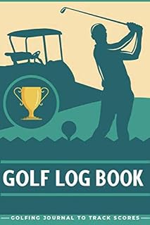 Golf Log Book Golfing Journal Notebook To Track Scores: Golf Gift for Children Golfers To Keep Track of Each Golf Round Score Small Soft Cover 6x9 size Scorebook - 100 Notes