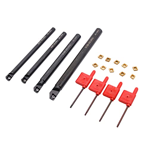 Kit 4 piezas barras de mandrinado SCLCR06 para torno miniatura 2