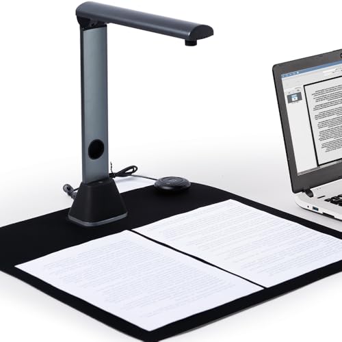 Gtremulent Scanner Documenti Libri Portatile: A3/A4 17MP Professionale con Tecnologia OCR 130 Lingue...