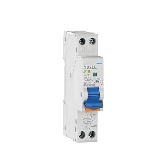 NB2LE Curve B Type AC 1P+N Residual Current Operated Leakage Protection Switch Circuit Breaker RCBO 30MA 10A 16A 20A 25A40A