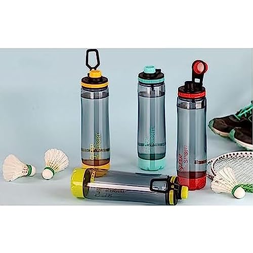 Image of Super Sports Water Bottle 600ml | Leak Proof Reusable Gym & Kids Bottle | BPA Free Plastic | Assorted Colour