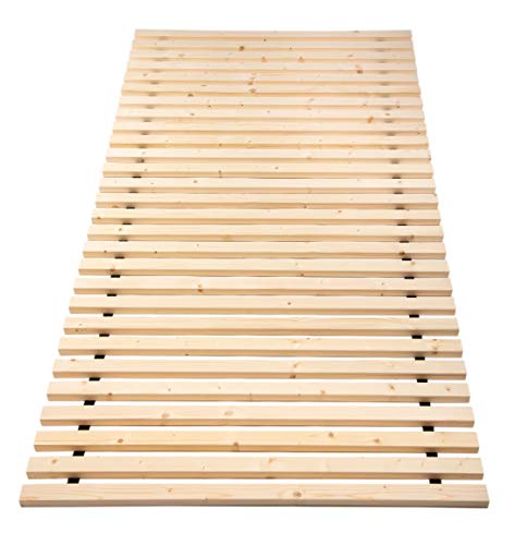 TUGA - Holztech unbehandeltes heimisches Naturprodukt unserer Wälder - Rollrost 28 LEISTEN 300Kg 140x200cm Lattenrost Qualitätsarbeit gefertigt in Deutschland mit 5 Jahren Garantie Cover