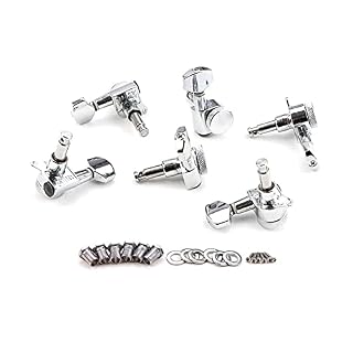 Lot de 6 chevilles d’accordage de cordes de guitare 6 L – Ratio 1:15 – Têtes de rechange avec vis – Mécaniques de guitare – Clés d’accordage de guitare basse - Les Beatles, Paul McCartney, John Lennon, RIngo Starr, George Harrison Lot de 6 chevilles d'accordage de cordes de guitare 6 L - Ratio 1:15 - Têtes de rechange avec vis - Mécaniques de guitare - Clés d'accordage de guitare basse – Image 7