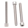 5/16-18 x 3 10 Pack Stainless Steel Hex Socket Head Cap Screws, Stainless Steel 304 18-8, Full Thread, Coarse Thread UNC, No Knurling Cap Head