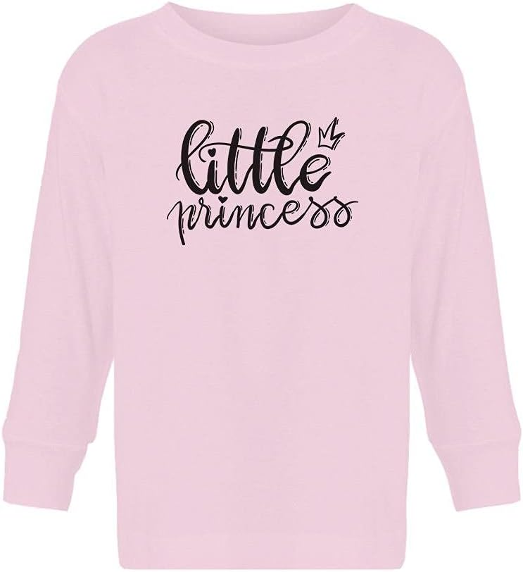 Amazon.com: Little Princess Cursive. Long Sleeve Toddler's: Clothing ...