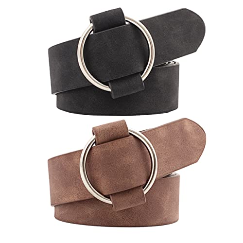 GALPADA 2 Pçs Cinto De Cintura De Couro Cinto De Cintura Cinto Elástico Para Cinto De Cintura Larga