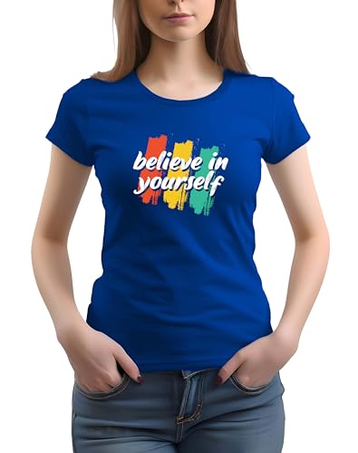 Image of XENOVAURBAN Women's 100% Cotton Printed Regular fit Round Neck T-Shirt WMN-05