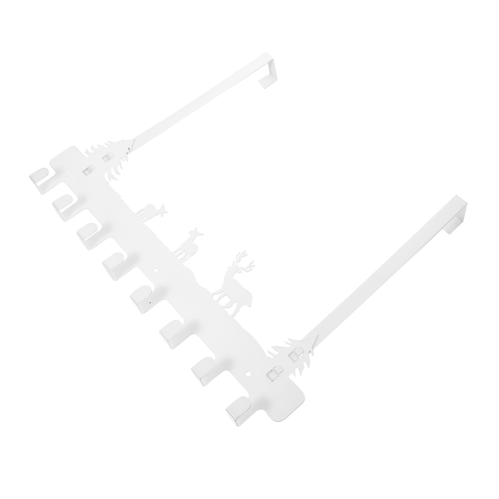 Alipis Gancho para Puerta sin Clavos de Hierro Resistente Diseño Sencillo para Colgar Ropa, Sombreros y Bolsos en Baño y Armario