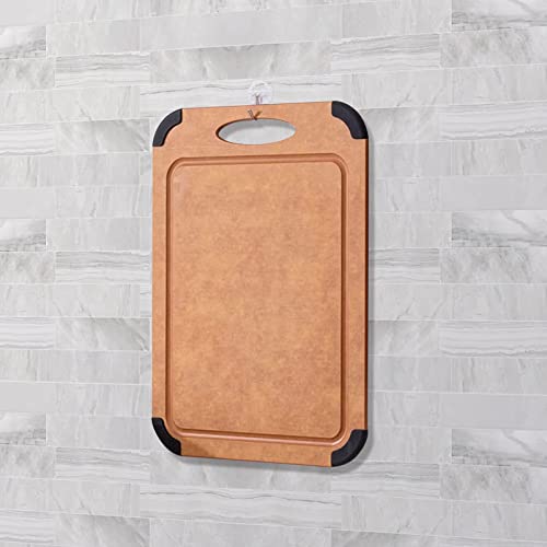 Maxcook Cutting Board, Kitchen Chopping Boards With Juice Grooves, Non-Porous, Natural Wood Fiber Composite, Double-Sided, Dishwasher Safe, Bpa Free, 14.48 X 10.74-Inch #TOP6