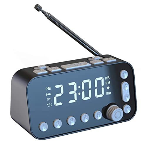 Dcot Bedside Alarm Clock Dab/Fm Radio Digital Led Clock Large Alarm Clock Dual Usb Radio Sleep Timer Radio Clock #TOP7