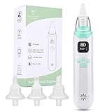 👶Música encantadora&Ruido bajo: este aspirator nasal bebés tiene mucha música alegre para guardar el bebé sentirse cómodo y feliz. Casi no hay ruido mientras usas esta succión, simplemente te sientes alivide usarla cuando tu bebé está dormido.