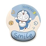 マウスパッド リストレスト 一体型マウスパッド かわいい 低反発リストレス 人間工学 手首クッション 滑り止め 水洗い 耐久性良い 手首 疲労軽減 ゲーム 仕事用 おしゃれ（B）