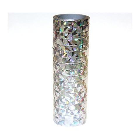 Amscan Holographic Silver Serpentine Streamer Pack Cover