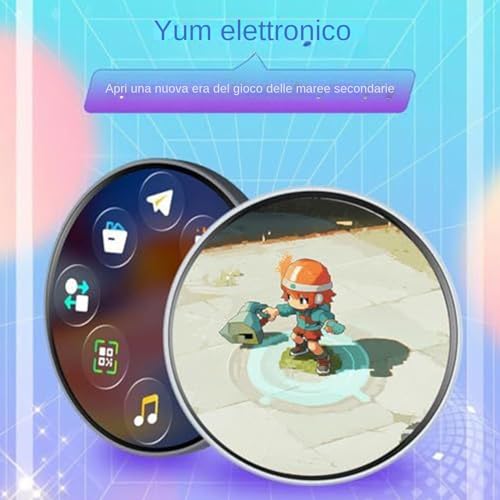 Broche electrónico digital E con pantalla táctil LED magnética iluminada para ropa 4