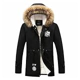 Hochwertiges Material: Hochdichte Polyesterfasern machen Steppjacken langlebig. Woll-Baumwollfutter (einschließlich Mützen) bietet zusätzliche Wärme und Komfort an kalten Wintertagen. Hergestellt aus Daunen-Alternativfüllung und Polypropylen-Futterisolierung in Kapuze, Passe, Achselhöhlen und Taschen, hält Sie warm und bequem