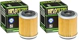 HIFLO FILTRO HF143 Premium Oil Filter (Pack of 2)