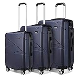 ✈Material: hecho de material de policarbonato ligero y duradero, proporciona un uso duradero y seguridad. El interior totalmente forrado y los bolsillos organizativos multiusos hacen que empacar la ropa sea fácil.