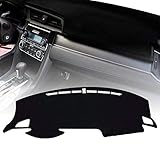 PGTOPONE Custom Fit Dashboard Black Center Console Cover Dash Mat Protector Sunshield Cover Pad Carp