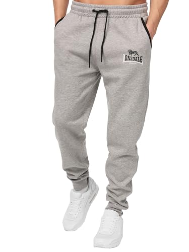 Lonsdale Herren Two Tones Jogginghose, Steingrau, 3XL EU