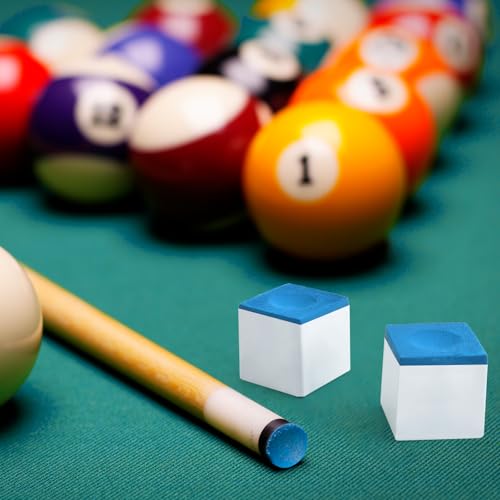 Billiard Cue Chalk Pool Chalk Cubes Billiard Chalk Pool Table Chalk Billiard Pool Table Accessories for Games Tournaments Home and Sports Hobbies (24Pcs) - Thumbnail 6