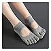 svlftecon Women Yoga Pilates Socks with Grips Non Slip Full Toe Cotton for All Seasons Invisible Series 31