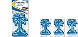 Plasticolor Palm Bay Palm Tree Air Freshener 3 Pack in Each Package (New Car)