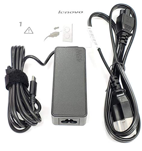 image for Lenovo Laptop Charger 45W watt USB Type C AC Power Adapter - ThinkPad 