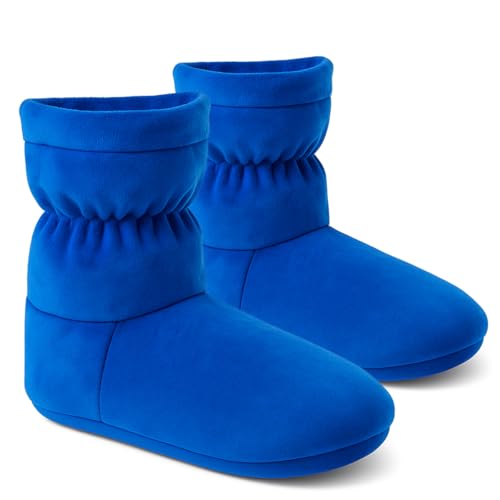Knuffis Beheizbare Hausschuhe Damen Fußwärmer Mikrowellen Hausschuhe Herren Pantoffeln 42-46