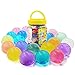 Jangostor Large Water Gel Beads 11 Ounces (300pcs) Gaint Water Jelly Pearls Rainbow Mix for Kids Sensory Playing, Wedding Home Decoration,Plants Vase Filler