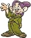 Dwarf Dopey of Disney's Snow White & The Seven Dwarfs Embroidered Iron On Applique Patch