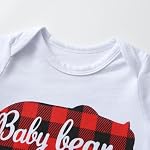 Boys Newborn Baby Bear Print Romper Pants Hat 3PCS Outfit Set