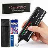 Crystalopoly Diamond Tester 2 Kit – High Precision Jewelry Testing Device with Moissanite Sample, Portable Diamond Selector Tool for Jewelers, Collectors, Pawn Shops & Gemstone Verification