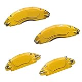 AOOA Aluminum Yellow Caliper Covers Fits 2011-2023 Dodge Charger/Challenger GT/RT (Front Double Piston)