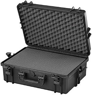 Max MAX505S IP67 Rated Waterproof Durable Watertight Equipment Photography with Hard Carry Plastic Case/Pick and Pluck Cubed Foam/Flight Case Tool Box