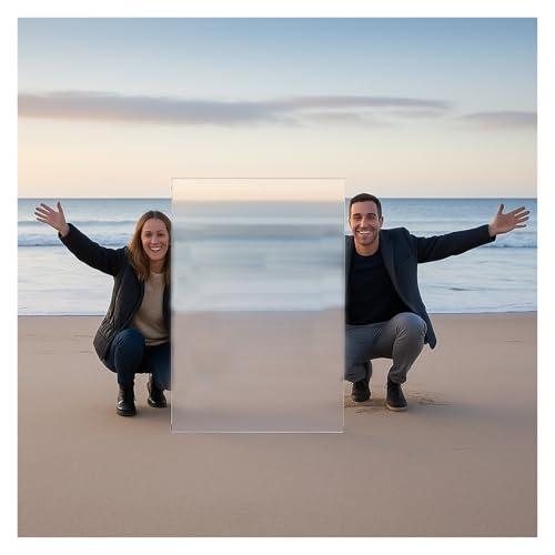 Portable a Real Working Invisibility Shield Lenticular Sheet Optical Illusion Magic Props Invisible Effects Tools Create Amazing 3D Effects & Illusions