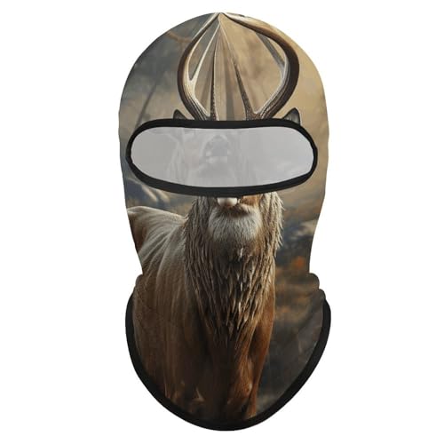 Balaclava para hombre, máscara para esquí y caza, cubre cara para ciclismo y actividades invernales miniatura 1