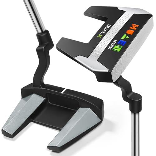 HUAEN Precision Milled Face High MOI Golf Putter with Rubber Grip