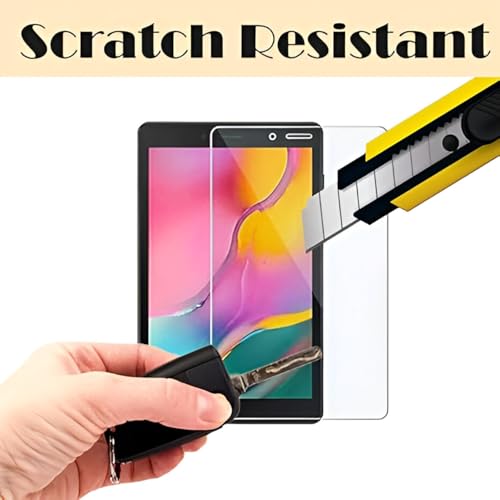 Image of Tempered Glass for Samsung Galaxy Tab A 8.0 Screen Protector Guard for Samsung Galaxy Tab A 8.0 Tablet (Sm-T295 / T290) (2019) - 1 Pack