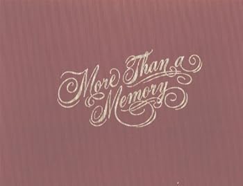 Hardcover More Than A Memory Book