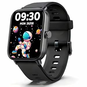 Kids Smart Watch, Kids Watch No Phone Needed Heart Rate & Sleep Tracker, Stress & SpO2 Monitor, 1.8'' Fitness Tracker Step Counter, Alarm Clock, Games, Swimming Watch for Boys Girls Teens Aged 5+