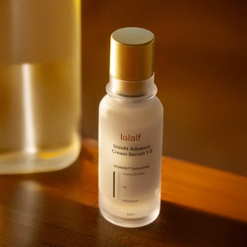 lalaif Slimming Cream Serum with Enhanced Deoxycholate & Adenosine – Anti-Wrinkle & Contour Care for Double Chin, Jawline & Body – Korean Skincare | Lalaif Slimfit Advance Cream Serum 1.0 (50ml)